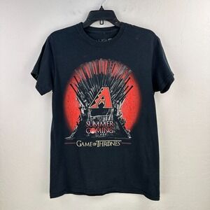 Game Of Thrones Arizona Diamondbacks Liquid Blue MLB Tshirt Mens S Black 2017‎